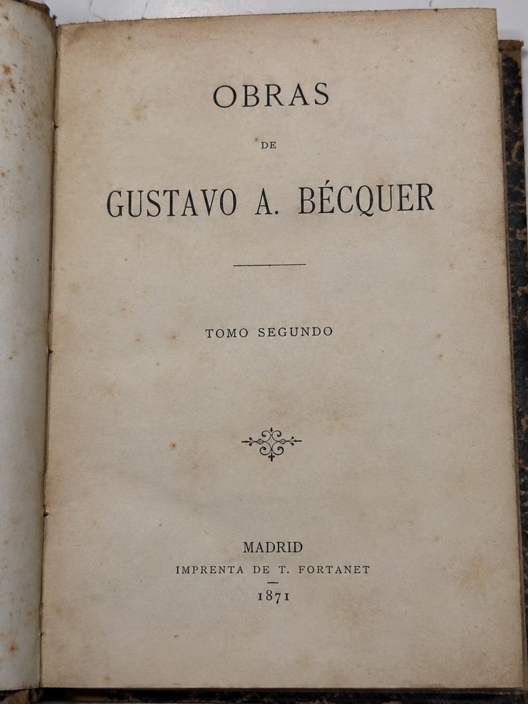 Obras de Bécquer